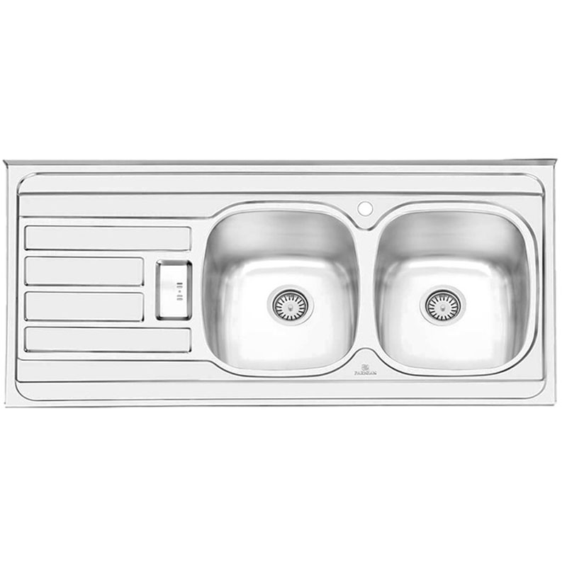 سینک-ظرفشویی-پرنیان-استیل-مدل-ps1101