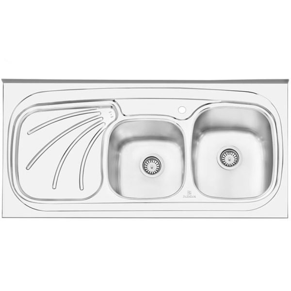 سینک-ظرفشویی-پرنیان-استیل-مدل-PS1107